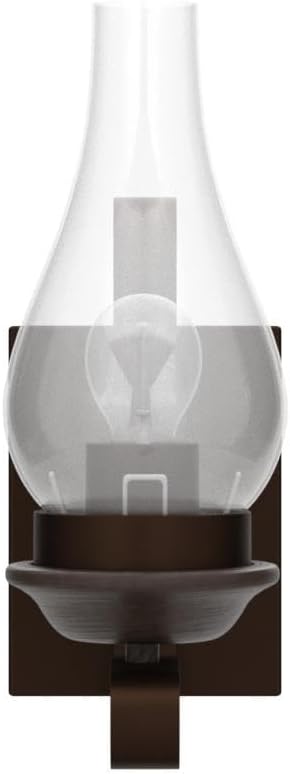 Rustic Glass Wall Sconces 2 Pack