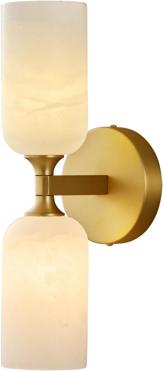 14" Alabaster Wall Sconces