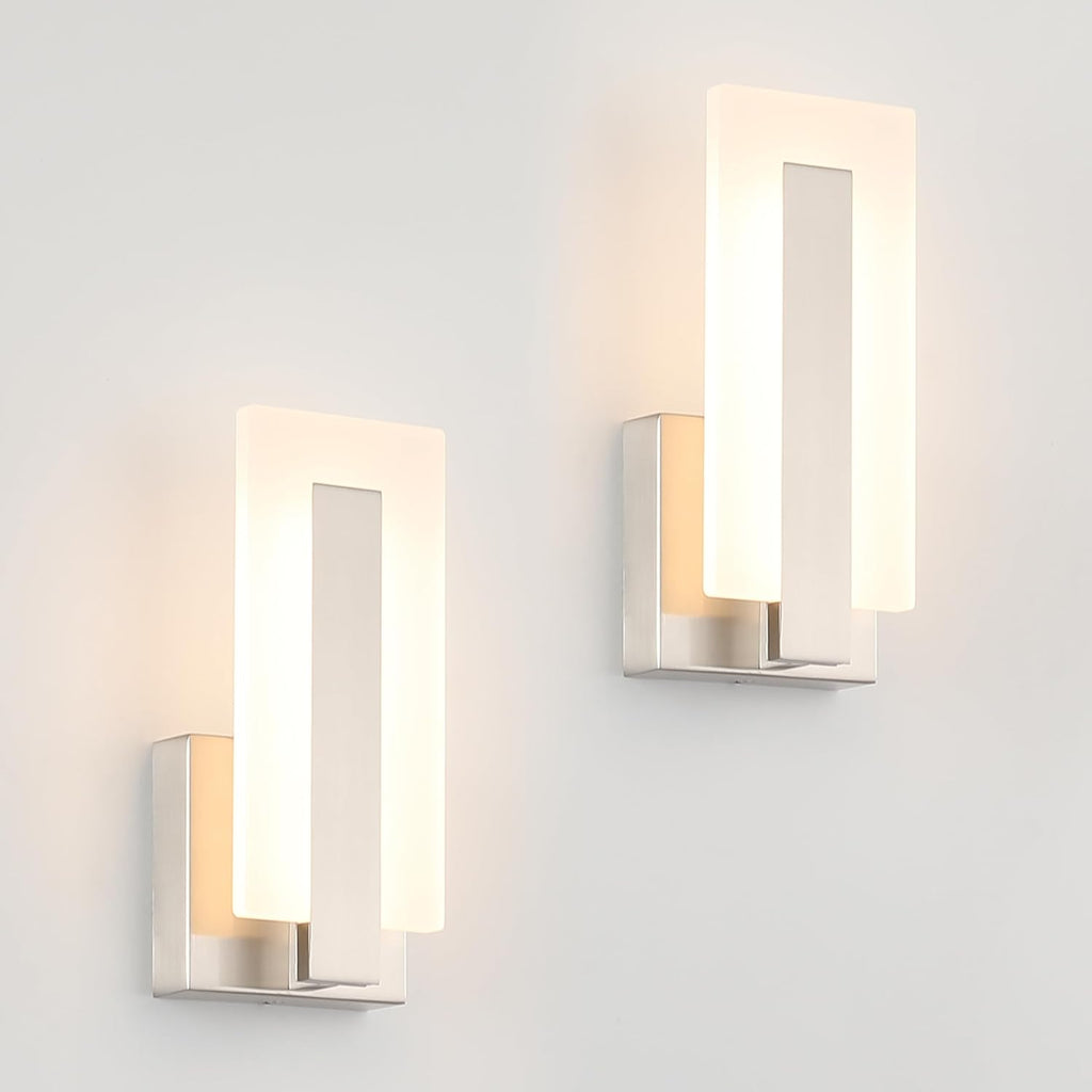 Modern LED Up Down Wall Sconce Set