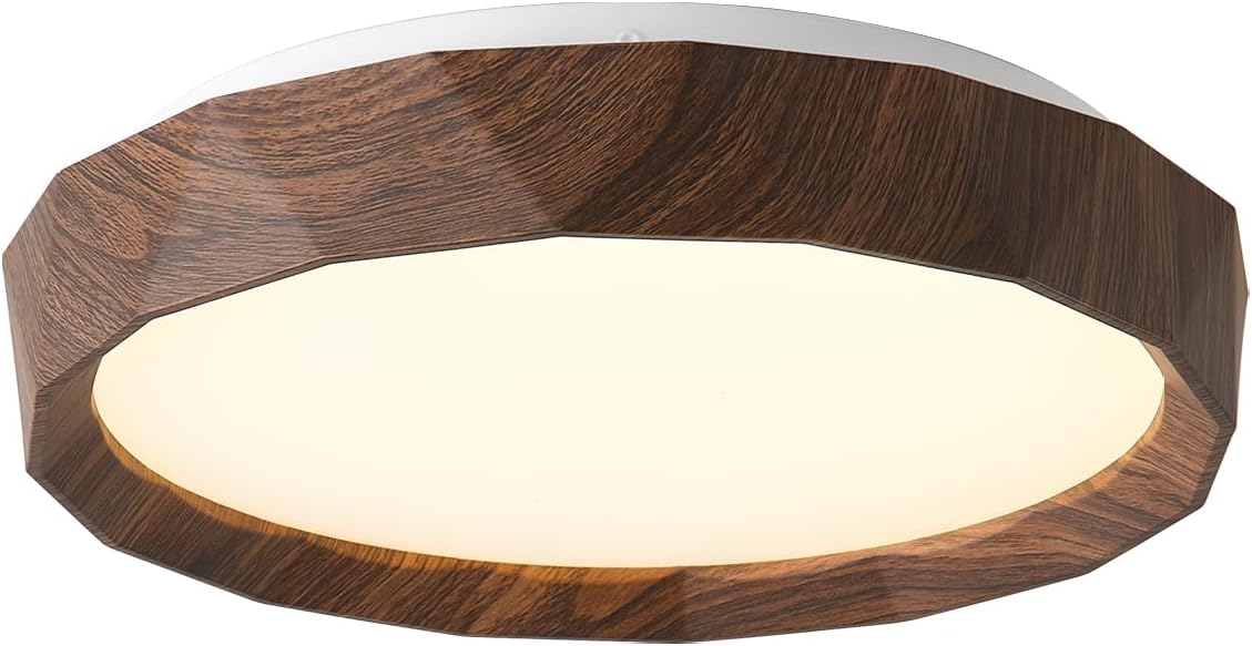 Wood Grain LED Ceiling Light