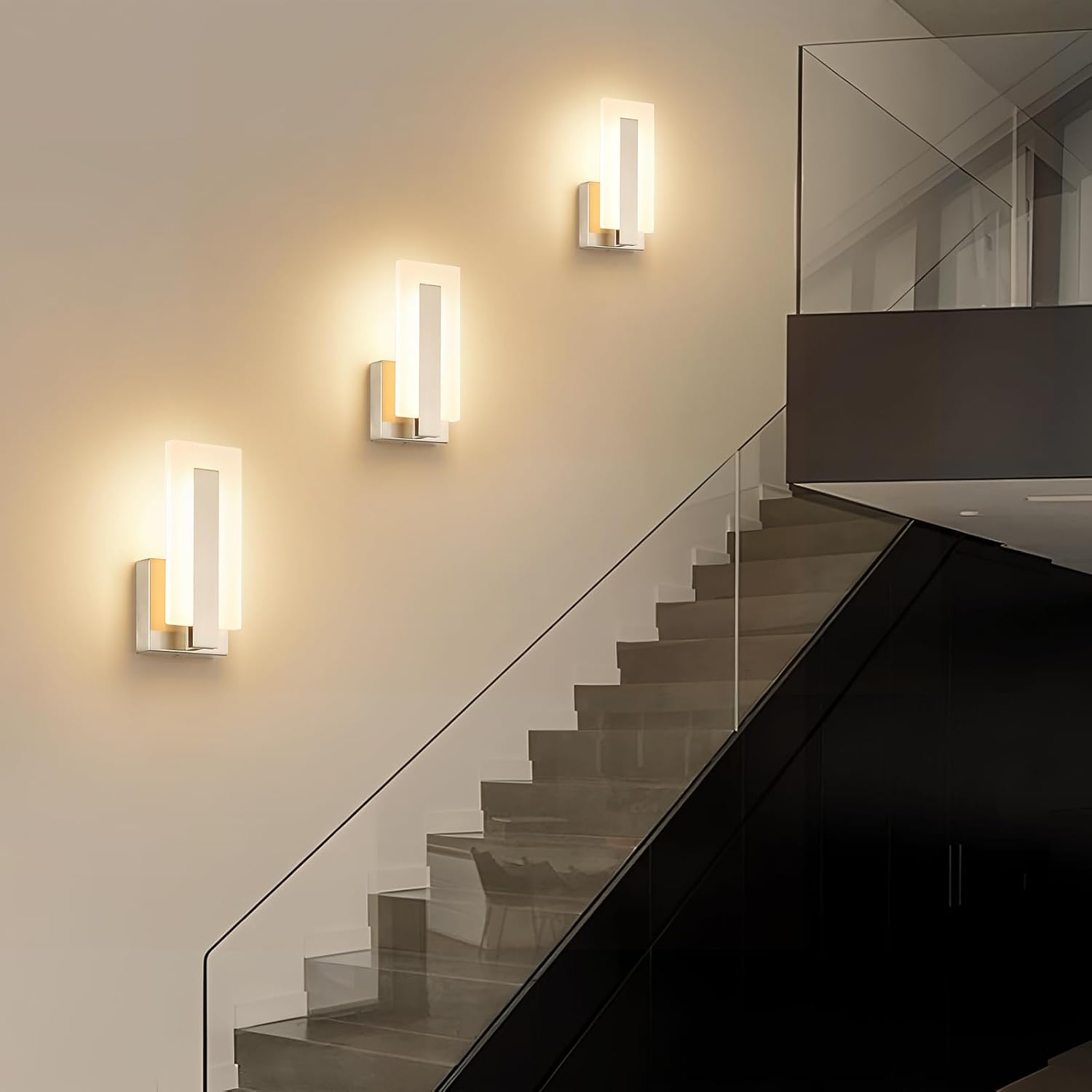 Modern LED Up Down Wall Sconce Set