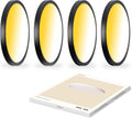 CycevSun Black LED Ceiling Light 4 Pack