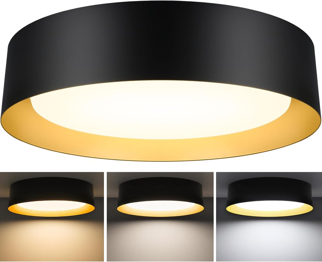 Black Gold LED Ceiling Light