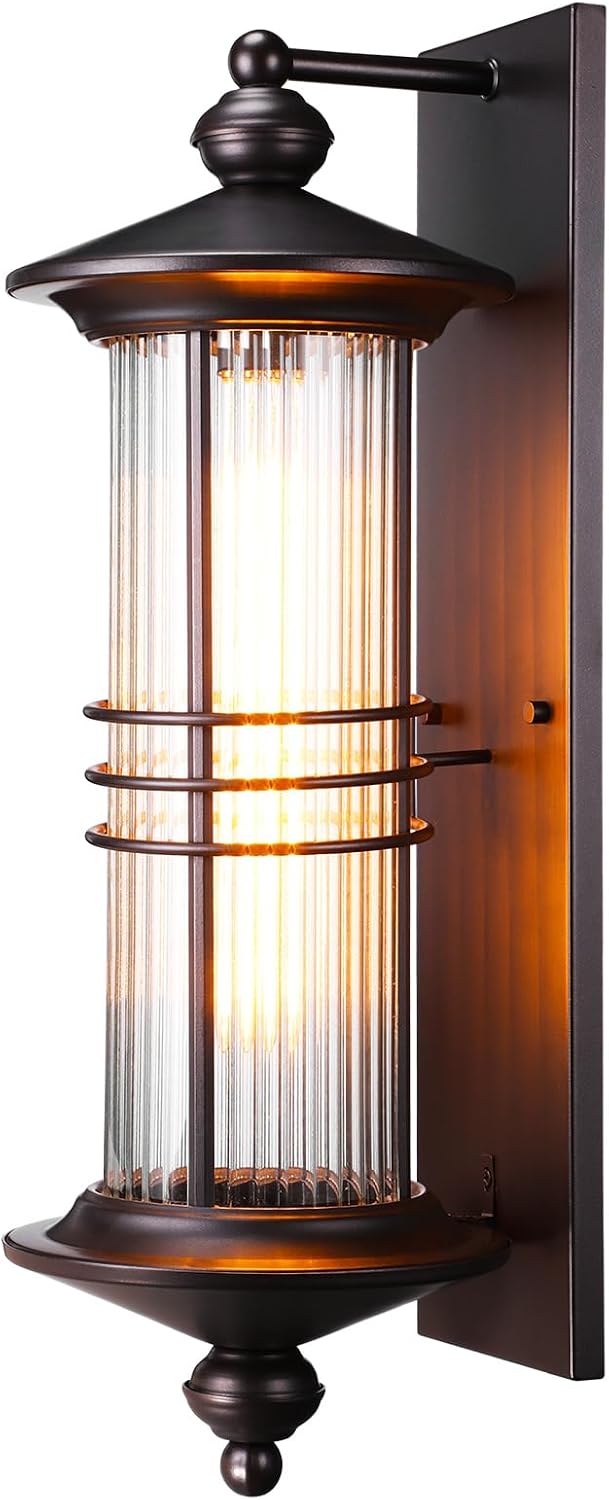 Bronze Large Outdoor Wall Lantern