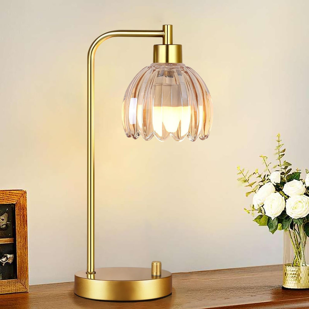 Tulip Glass Table Lamps Set
