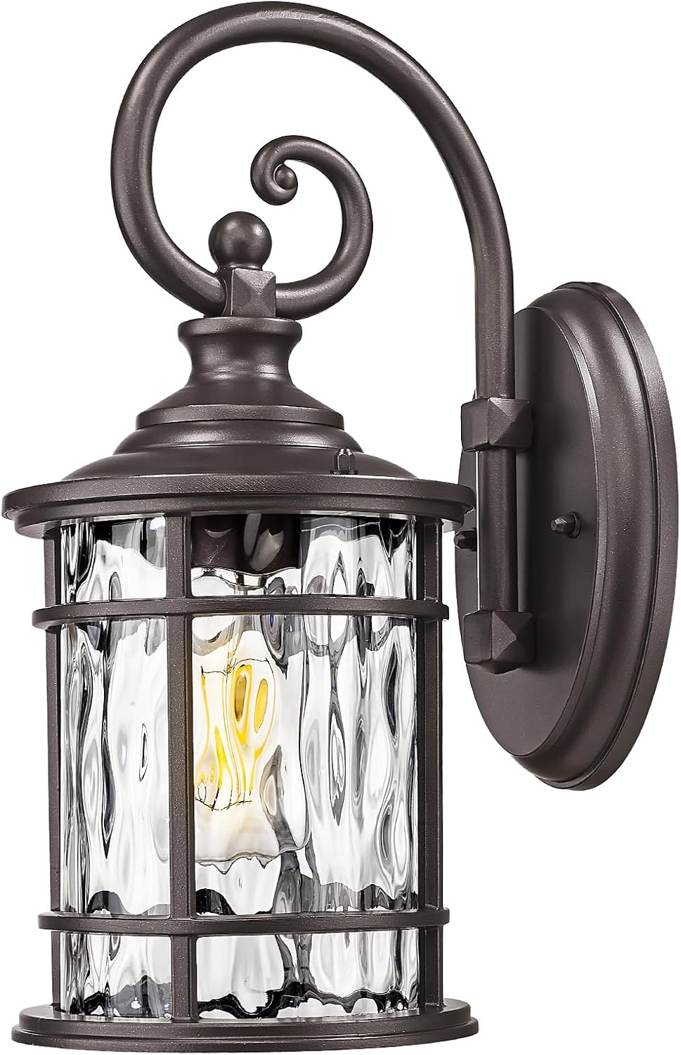 Bronze Outdoor Porch Wall Lantern