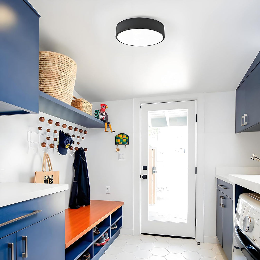 Black Round Acrylic Ceiling Light