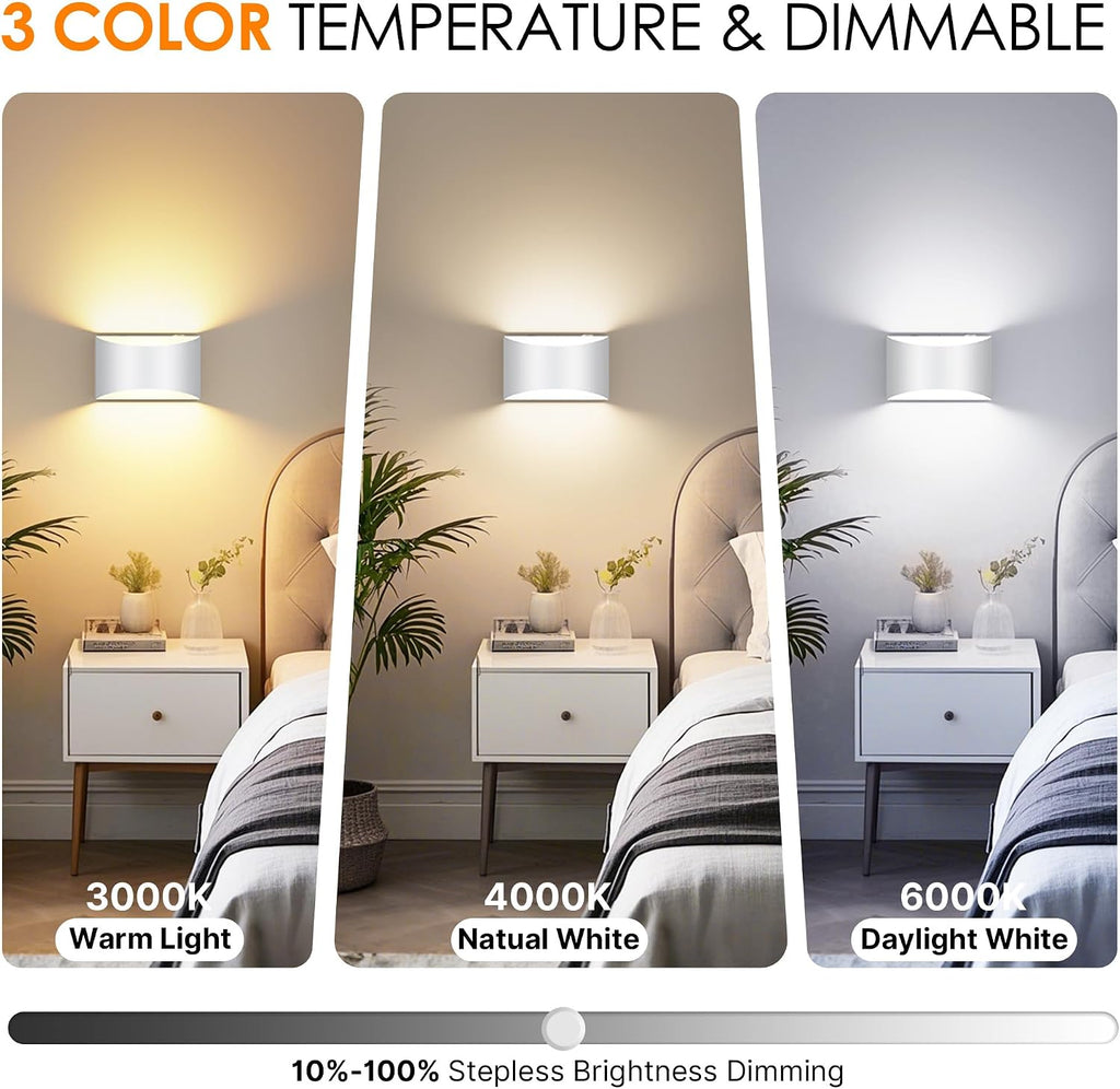 Rechargeable Wall Sconces Set