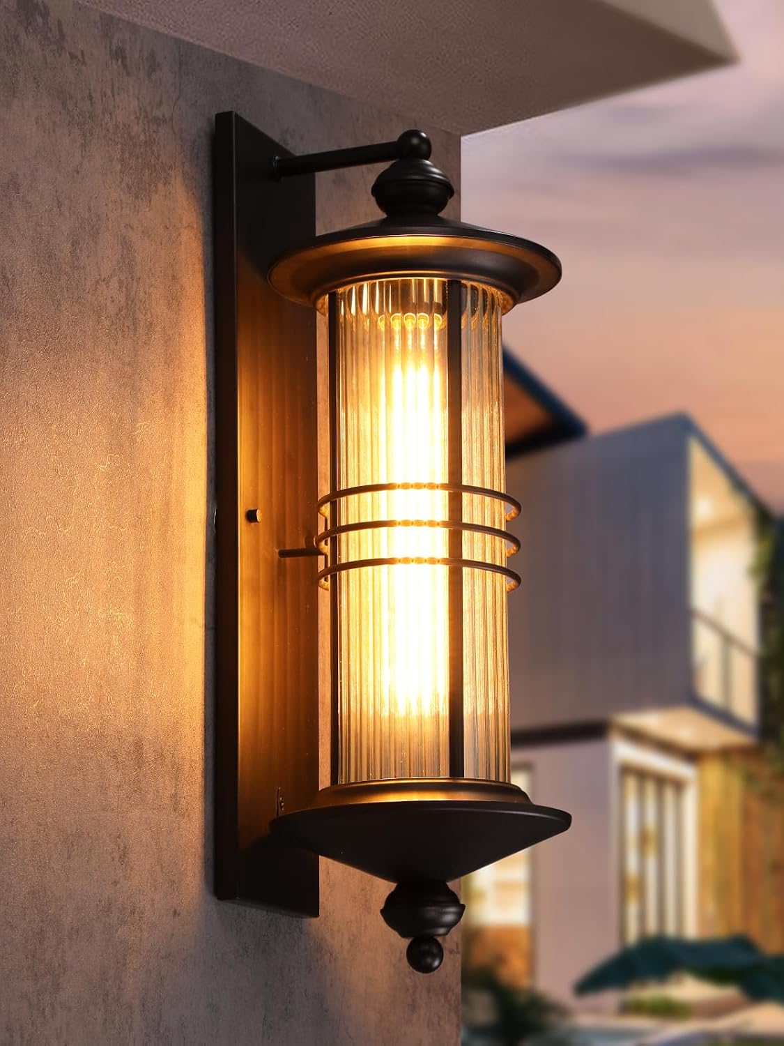 Bronze Large Outdoor Wall Lantern