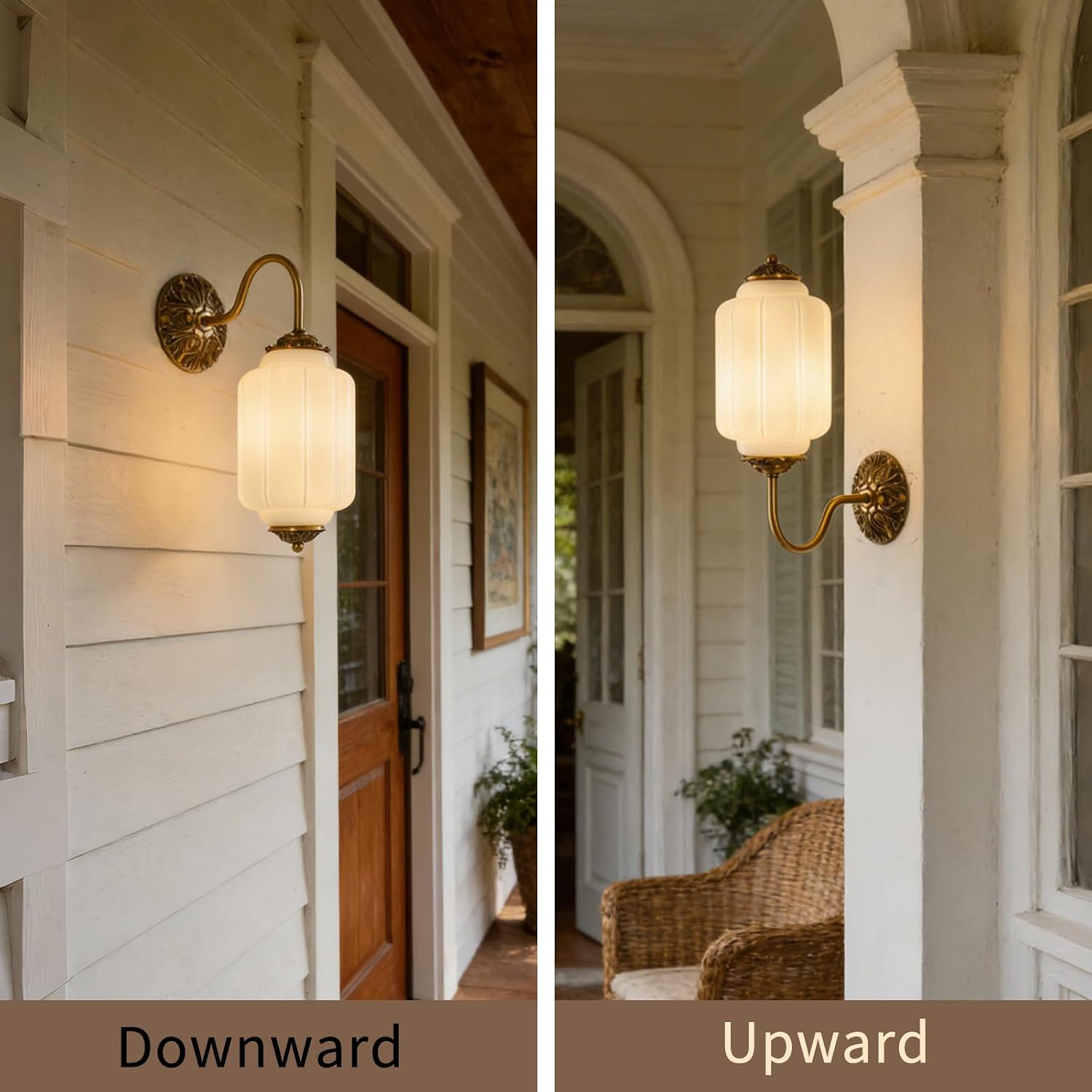Vintage Milk Glass Wall Sconce