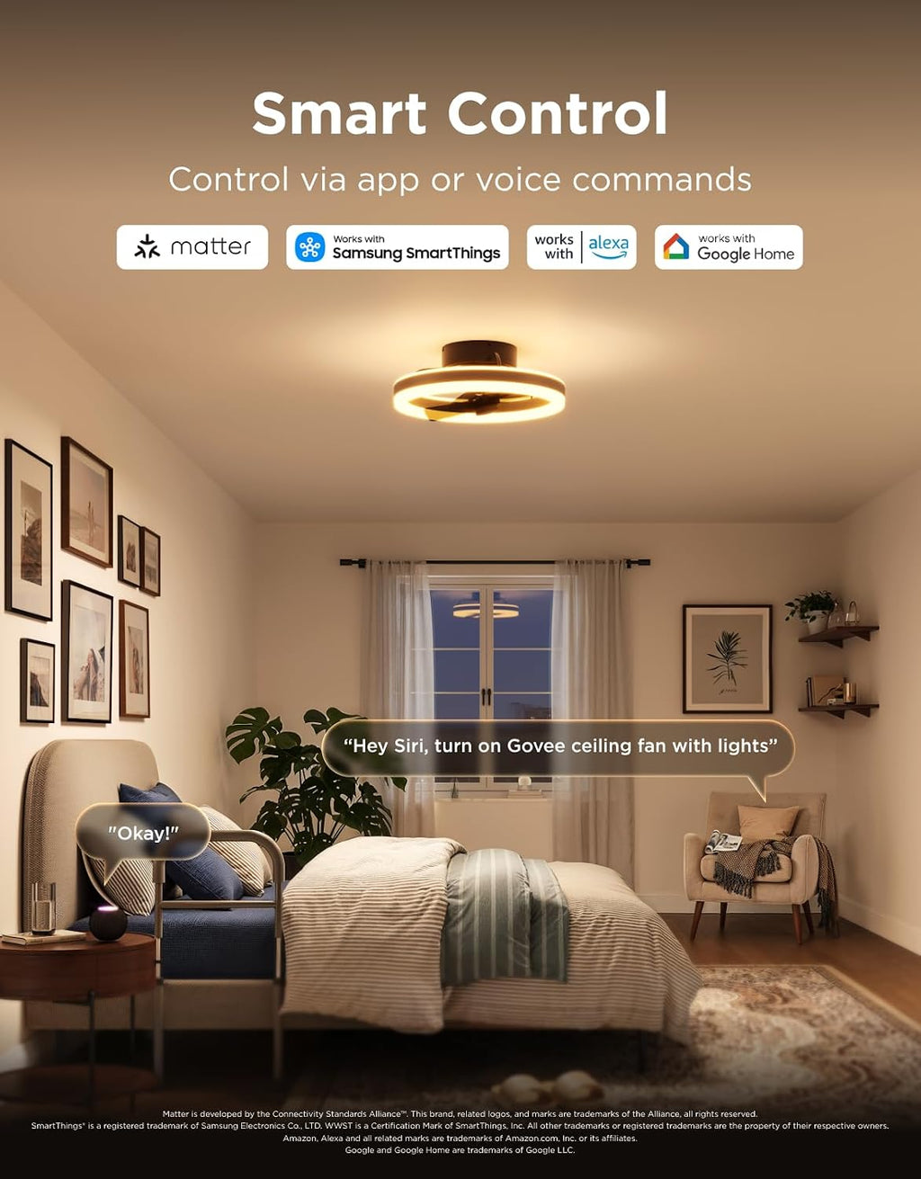Bladeless Ceiling Fan Light