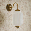 Vintage Milk Glass Wall Sconce