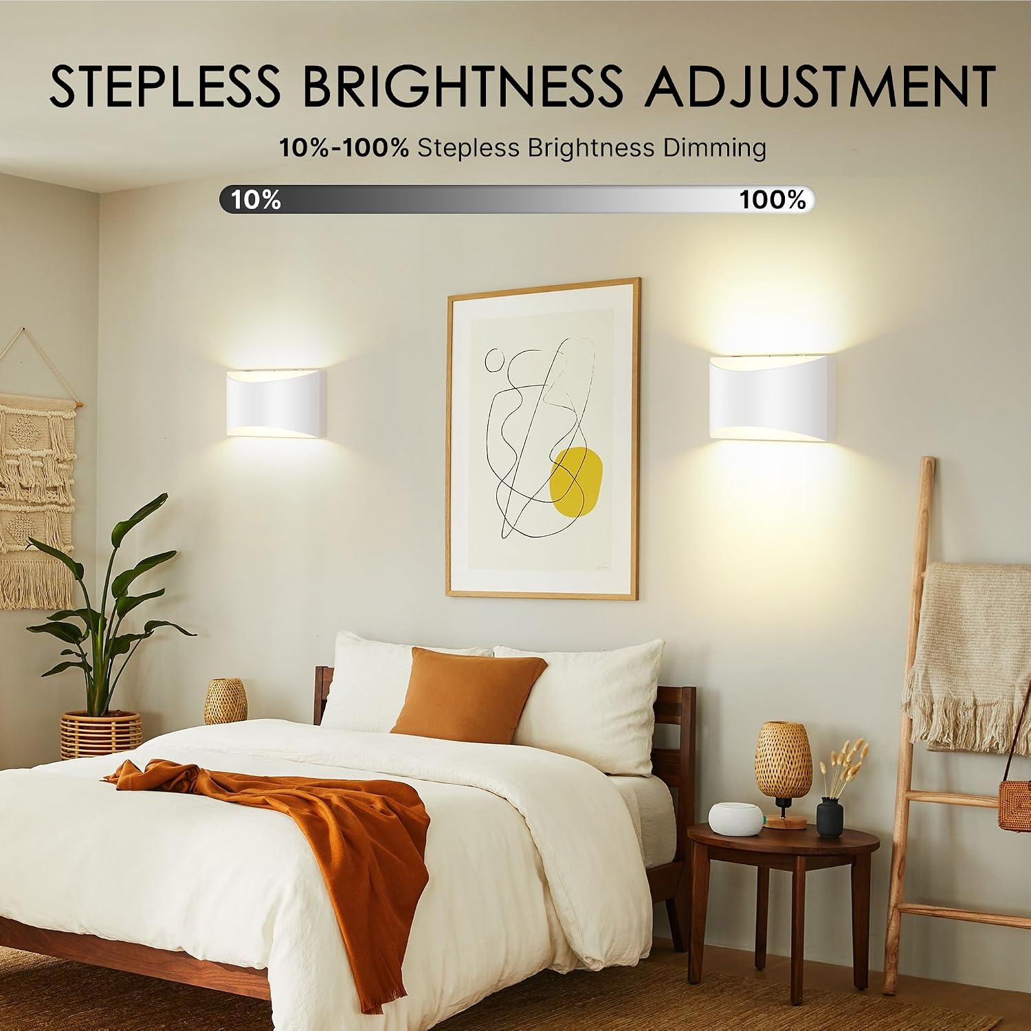 Rechargeable Wall Sconces Set