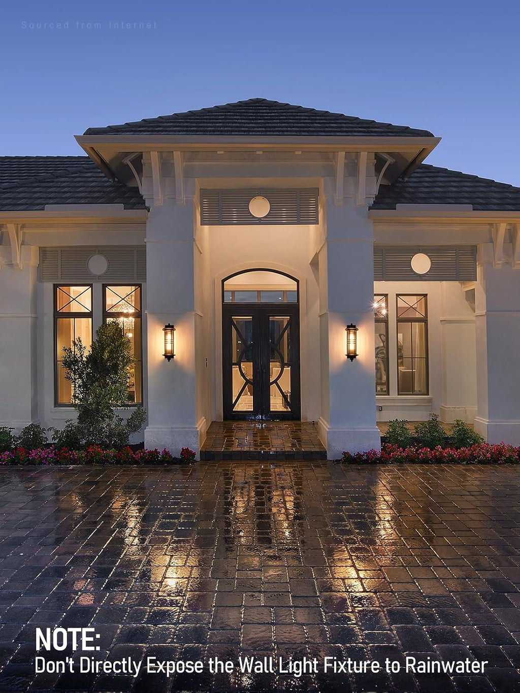 Bronze Large Outdoor Wall Lantern